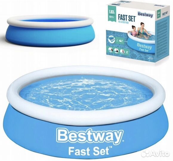 Новый надувной Бассейн bestway 183х51