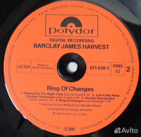 Barclay james harvest - ring OF changes / 1978 ger