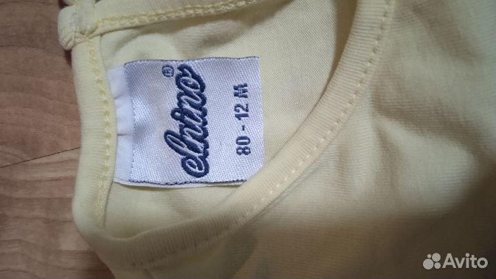 Летний костюм для девочки 80