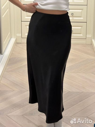 Юбка женская миди mango