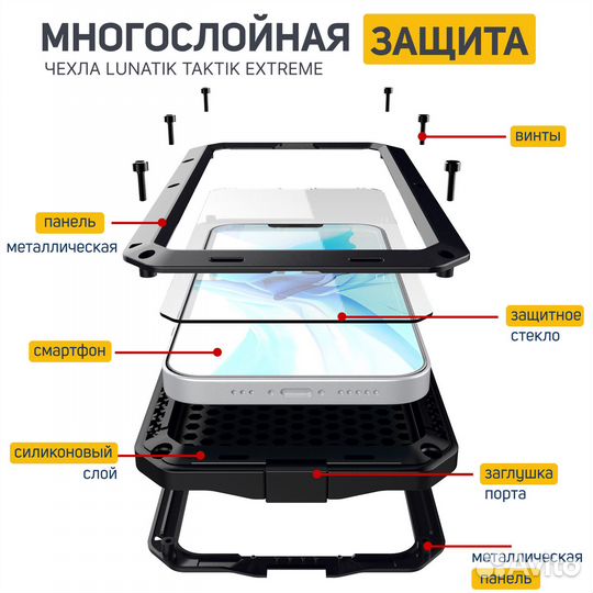Чехлы LunaTik Taktik Extreme для iPhone и Samsung