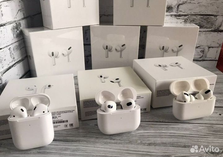 Наушники Apple Airpods Pro / AirPods 3 / AirPods 2