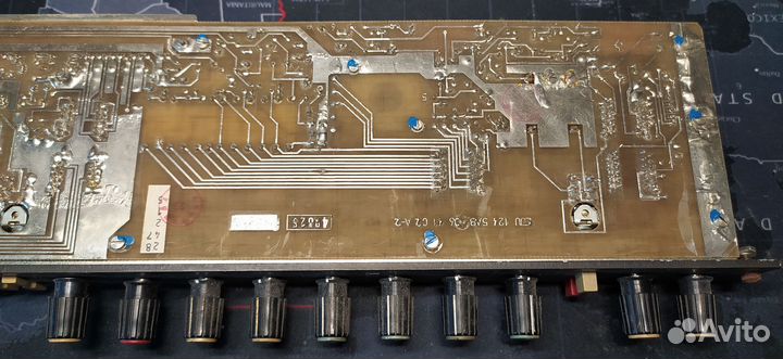 Tesla EJU 124, блок микшерной консоли