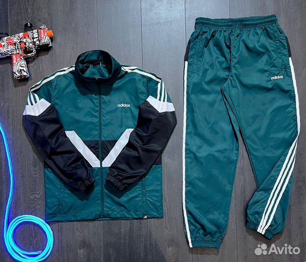 Спортивный костюм Adidas ретро в стиле 90х мужской