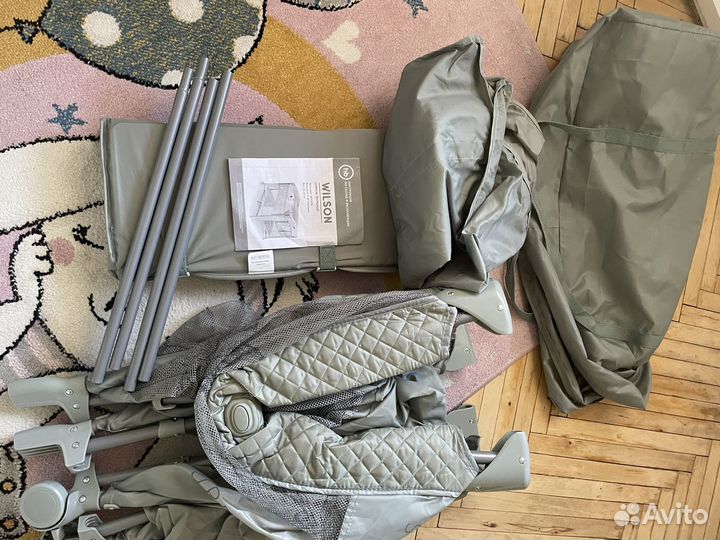 Детская кровать манеж с матрасом