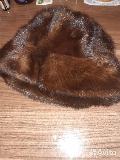 Норковая шапка женская