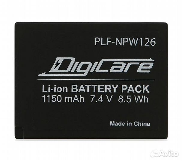 Аккумулятор DigiCare PLF-NPW126 (NP-W126 для Fujif