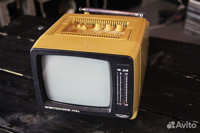 Телевизор переносной новый СССР Электроника 409Д купить в Москве ...