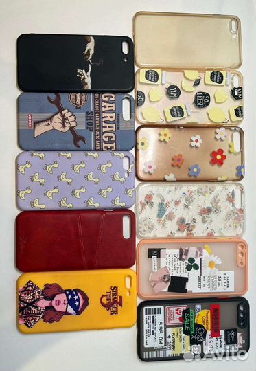 Чехол на iPhone 8 plus/6 plus /7 plus сет 11 штук