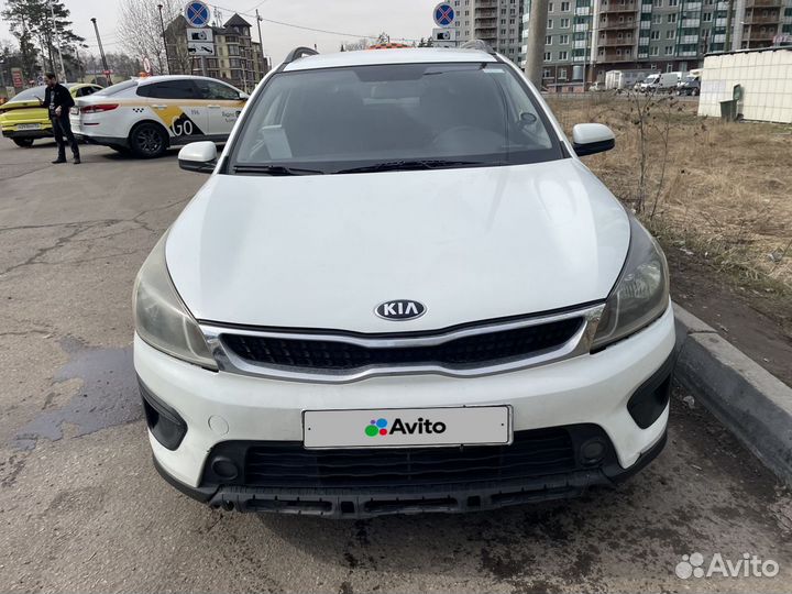 Kia Rio X-Line 1.4 AT, 2018, битый, 158 000 км