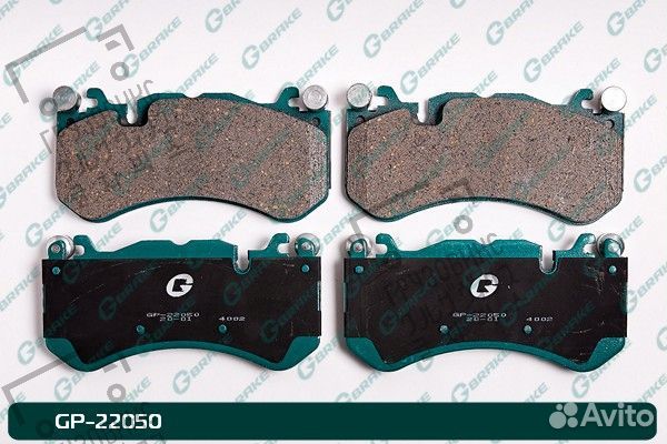 Тормозные колодки дисковые, gbrake (Япония) GP-220