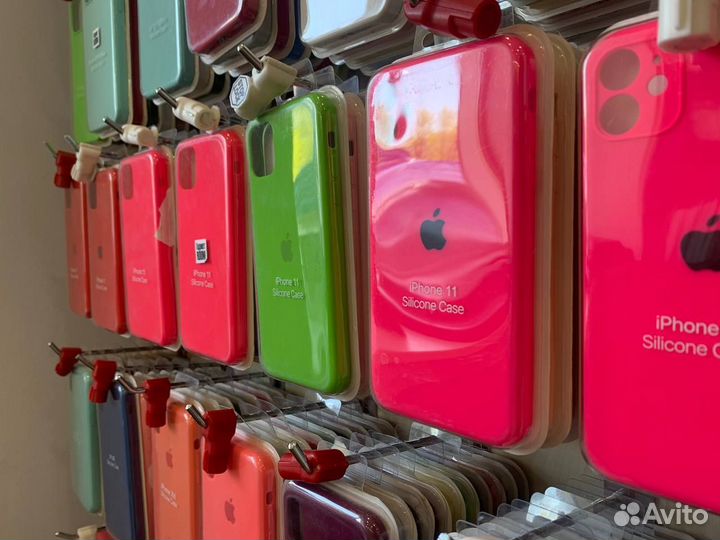 Silicone case на iPhone простые