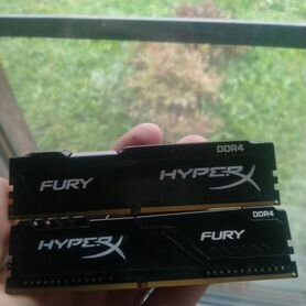 Оперативная память ddr4 hyperx fury 8gb