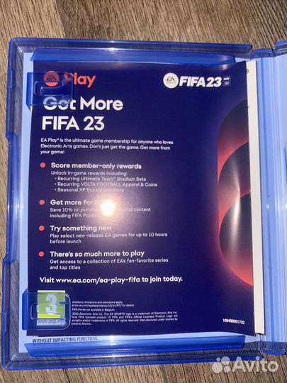 Диск на ps 5 fifa 23