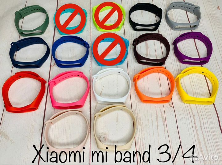 Ремешок для браслета Xiaomi mi band 3 и 4