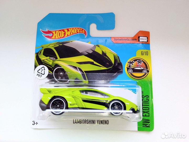 Hot wheels Lamborghini Veneno модель 1:64