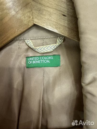 Плащ тренч benetton