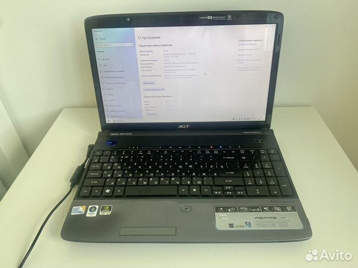 Acer aspire 5739g