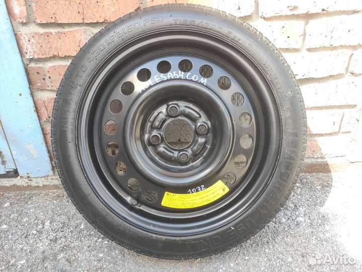 Запасное колесо Nissan 125/70R15 б/п по РФ