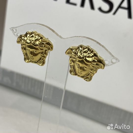 Серьги Versace гвоздики