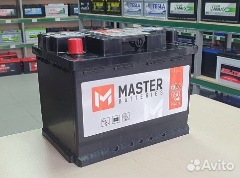 Аккумулятор master 12V 60Ah 550A