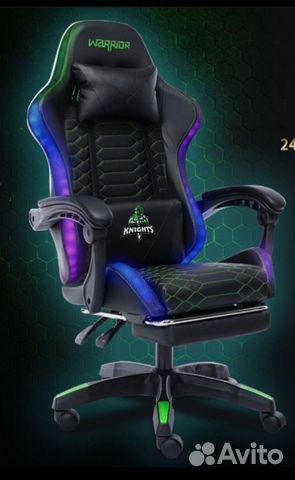 Компьютерное кресло новое с подсветкой RGB