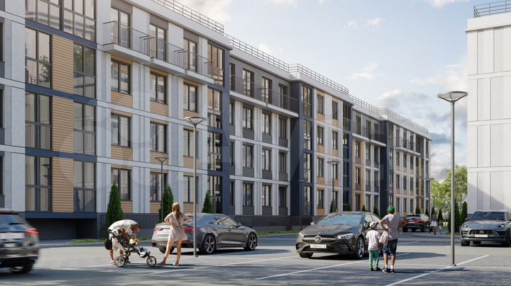 2-к. квартира, 57,8 м², 2/4 эт.