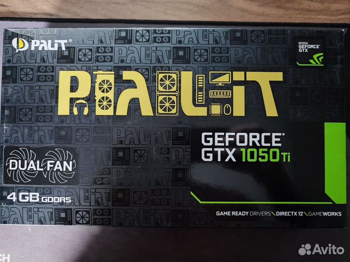 Видеокарта Palit GTX 1050 Ti 4Gb