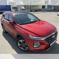 Hyundai Santa Fe 2.2 AT, 2019, 103 000 км, с пробегом, цена 3 200 000 руб.