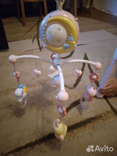 Мобиль на кроватку с подсветкой