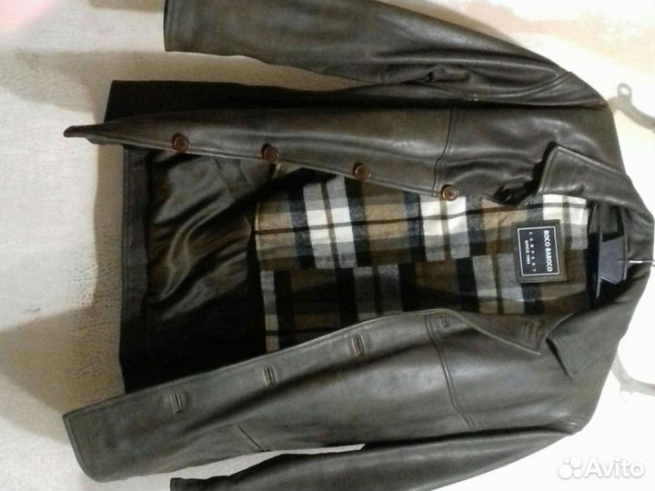 Кожаная куртка мужская