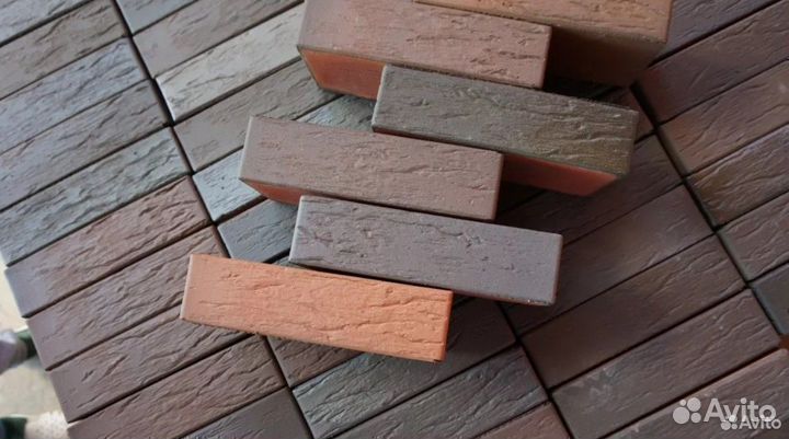 Кирпич облицовочный фактурой с завода от 10 м3