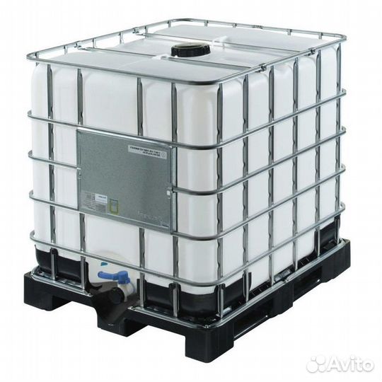 Еврокуб 1000л черный и белые