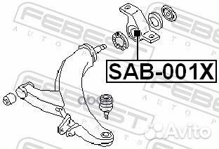 Сайлентблок задний subaru impreza G11 2000-2007