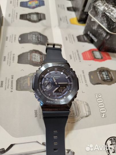 Часы G-shock GM 2100 красный синий