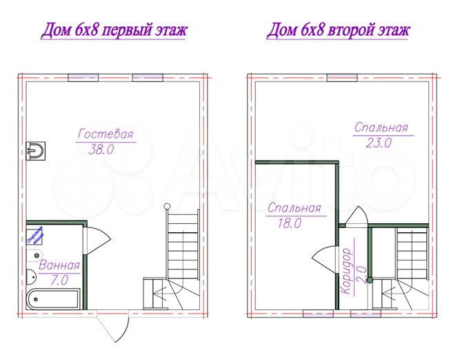 Дом 85,9 м² на участке 5,5 сот.