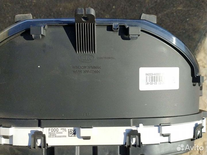 Приборная панель kia rio x-line 1.6 MT