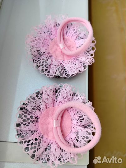 Бантики резинки для волос именные