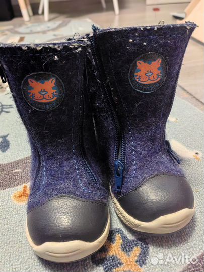 Валенки зимние котофей 22, размер по стельке 14,5