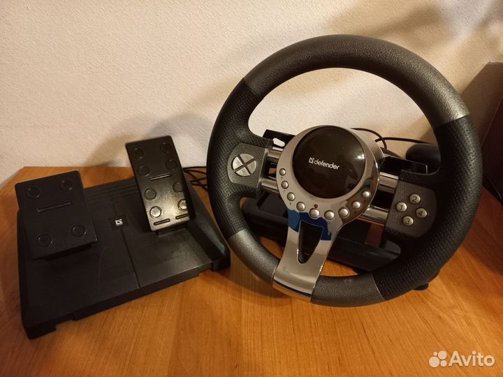 Игровой руль defender forsage gtr