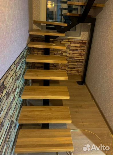 Облицовка ступеней породами дерева