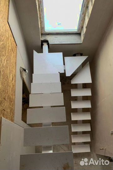 Облицовка бетонных лестниц