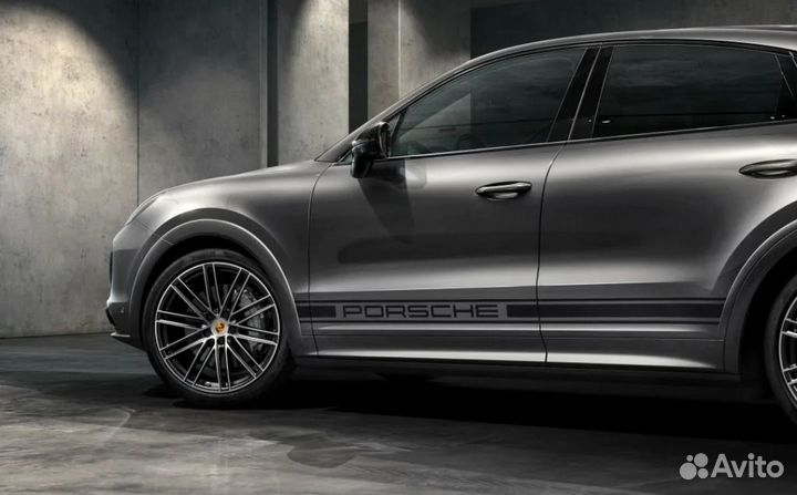 Заводская надпись Porsche для Cayenne PO536