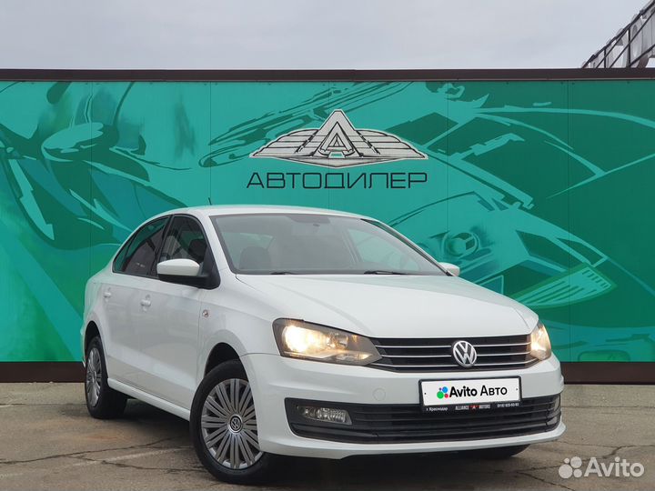 Volkswagen Polo 1.6 AT, 2018, 88 158 км