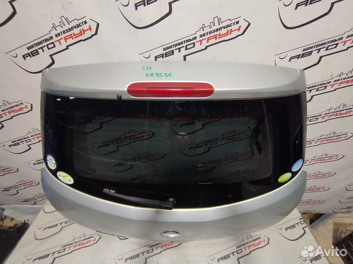 Дверь задняя nissan tiida C11 JC11 NC11 K0100ED0MM правый руль серебро, K23 KA9536