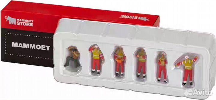 410286 Набор фигурок-строителей Mammoet (6 шт.) 1
