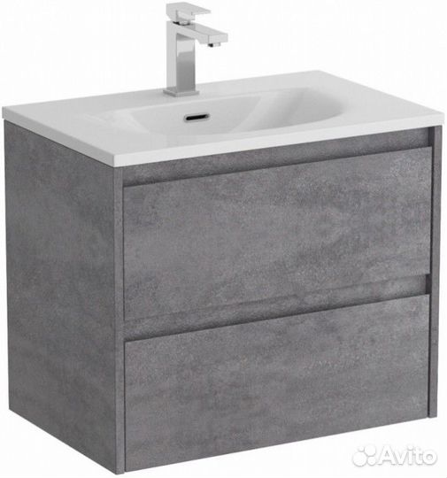 Мебель для ванной BelBagno Kraft-39-600-BB-8099-3-60 Cemento Grigio