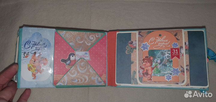 Скрапбукинг,альбом С новым годом