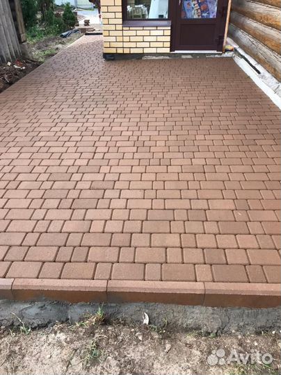 Плитка тротуарная, брусчатка прессованная