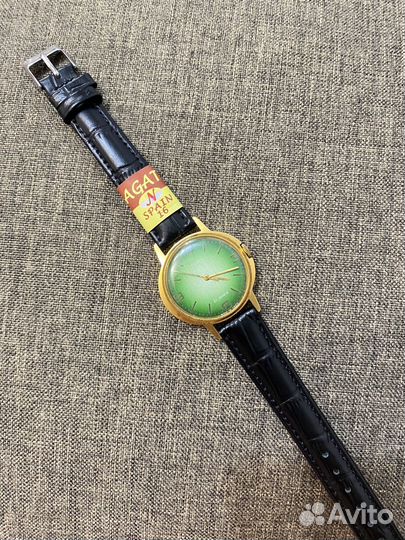 Часы мужские СССР Заря позолоченные Au10